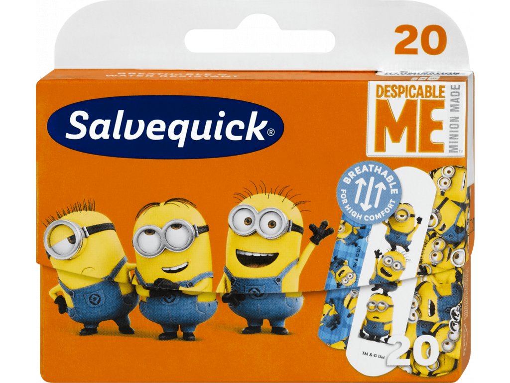 E-shop Salvequick Minion náplasť 20ks