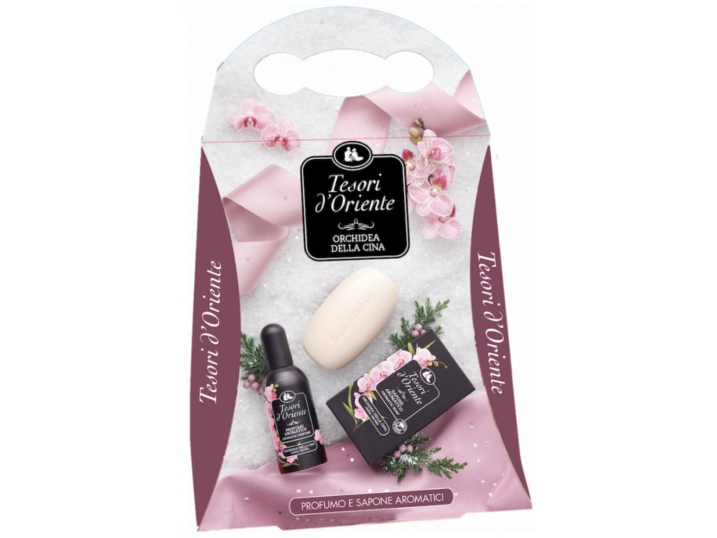 E-shop Tesori D' Oriente Tesori d'Oriente Chinese Orchid mydlo 150g + parfém 100ml darčekový set