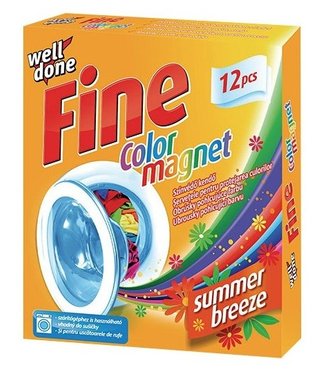 E-shop Well Done Fine Color Magnet Summer Breeze obrúsky do prania pohlcujúce farbu 12ks