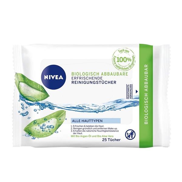 E-shop NIVEA Aloe Vera čistiace pleťové obrúsky 25ks