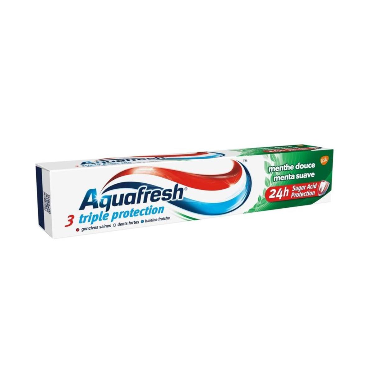 E-shop Aquafresh Triple Protection Sweet Menthol zubná pasta 75ml