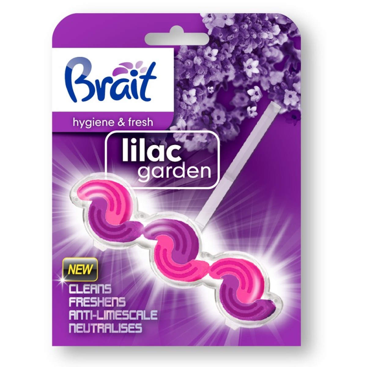 E-shop Brait Lilac Garden tuhý WC Blok 45g