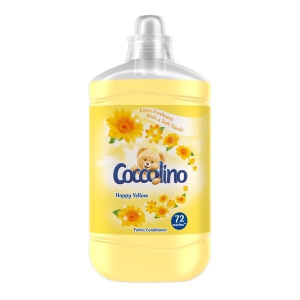 E-shop Coccolino Happy Yellow aviváž 1,8l 72PD