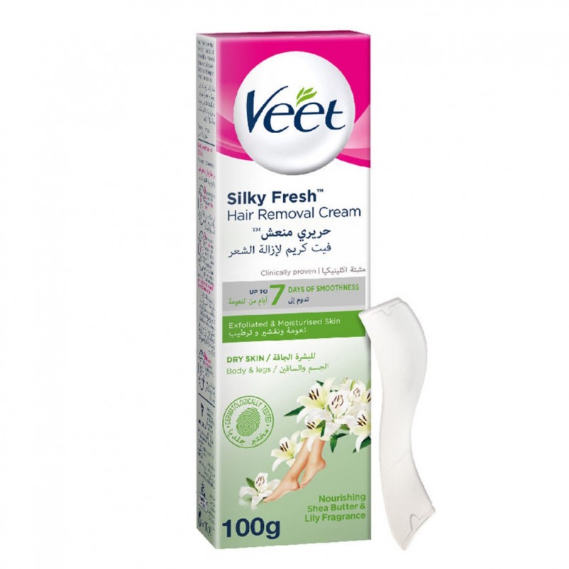 E-shop Veet Silk & Fresh krém na holenie pre ženy 100 ml