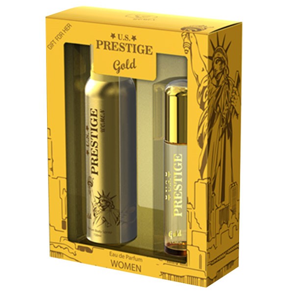 America U.S. Prestige Gold Darčekový set EDP 50ml + Deo150ml