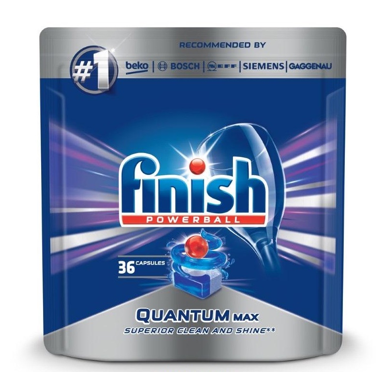 E-shop Finish - Calgonit Finish tablety do umývačky riadu Powerball Quantum Max Regular 36 ks