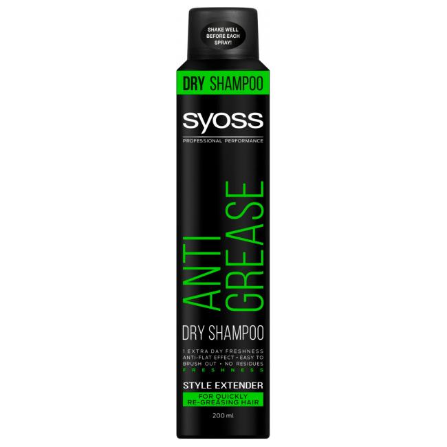 E-shop Syoss Anti Grease suchý šampón na vlasy 200ml
