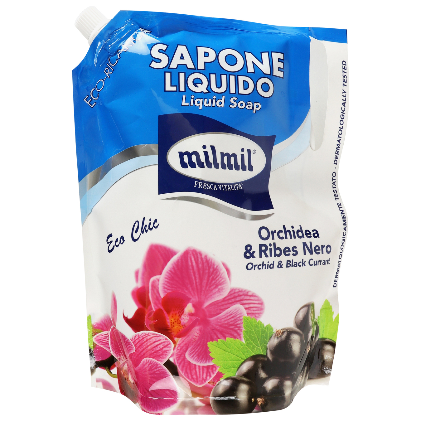 E-shop Milmil Orchidea & Black Currant tekuté mydlo náplň 900 ml