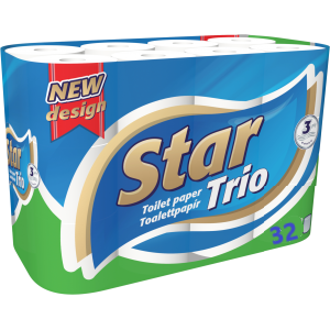 Ooops Star Trio toaletný papier 3vrst. 32ks