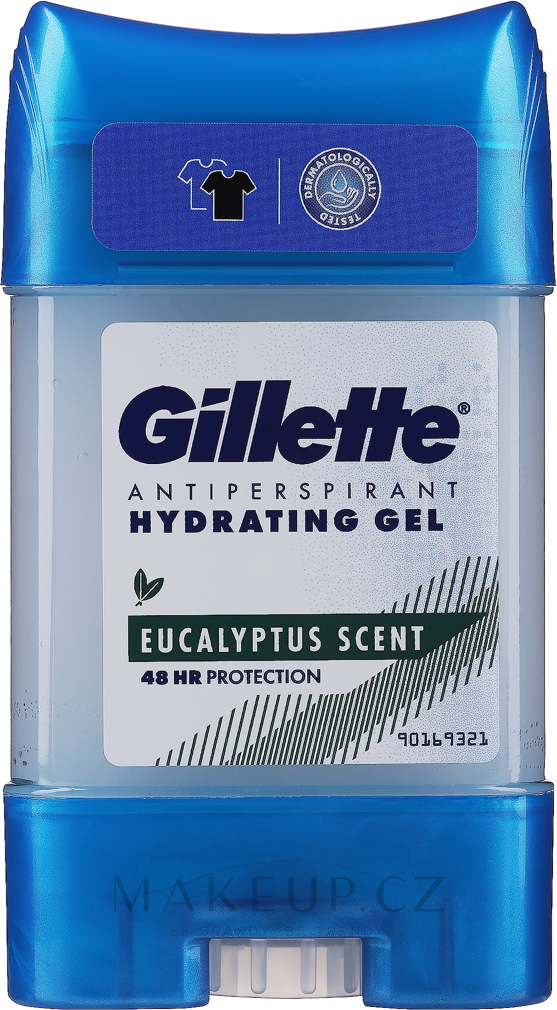 E-shop Gillette Hydrating Eucalyptus gélový antiperspirant 70 ml