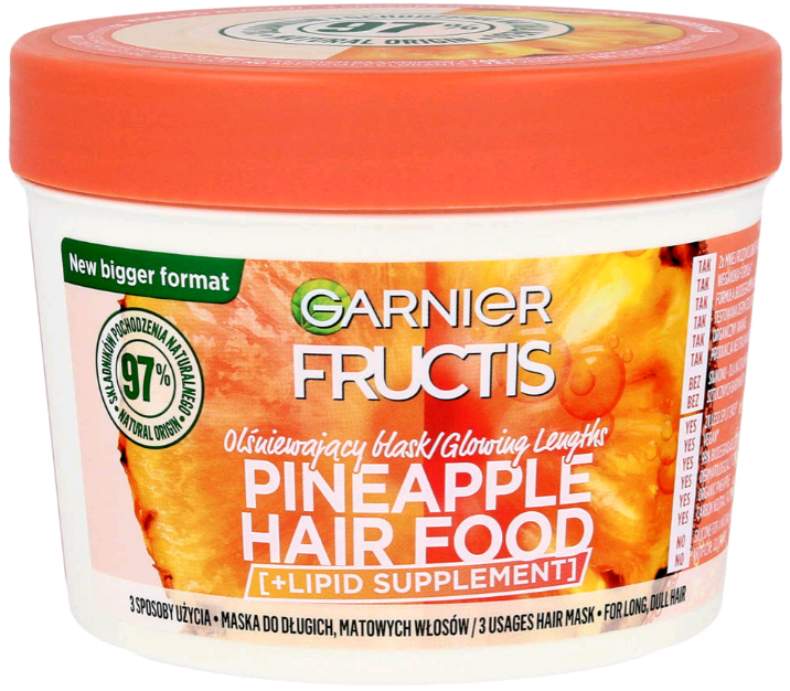 Garnier Fructis Ananás Hair Food vyživujúca maska pre suché vlasy 400ml