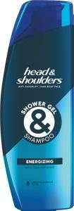 Head & Shoulders 2in1 Energizing šampón a sprchový gél 360ml