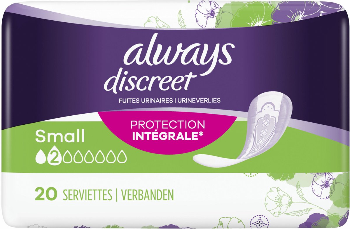E-shop Always Discreet inkontinenčné vložky Small 20 ks