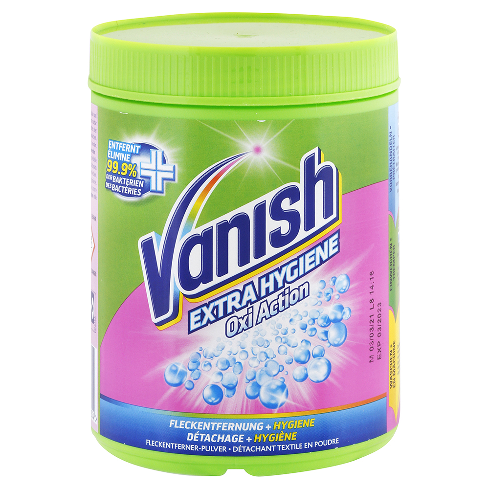 E-shop Vanish Oxi Action Pink exta hygiene prášok na škvrny 423g