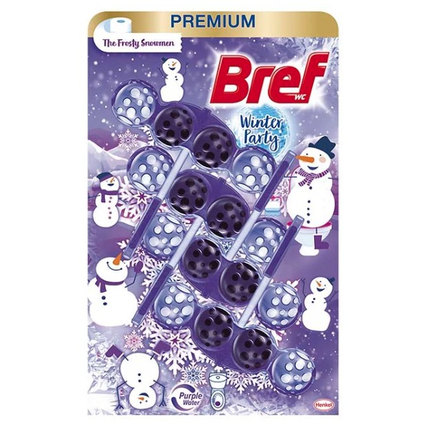 Bref  Aktiv Classic The Frosty Snowmen WC Blok 4x50g