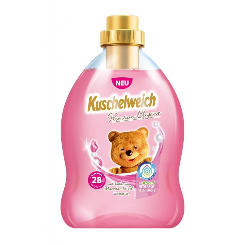 E-shop Kuschelweich Premium Elegance-ružová aviváž 750 ml 28 praní