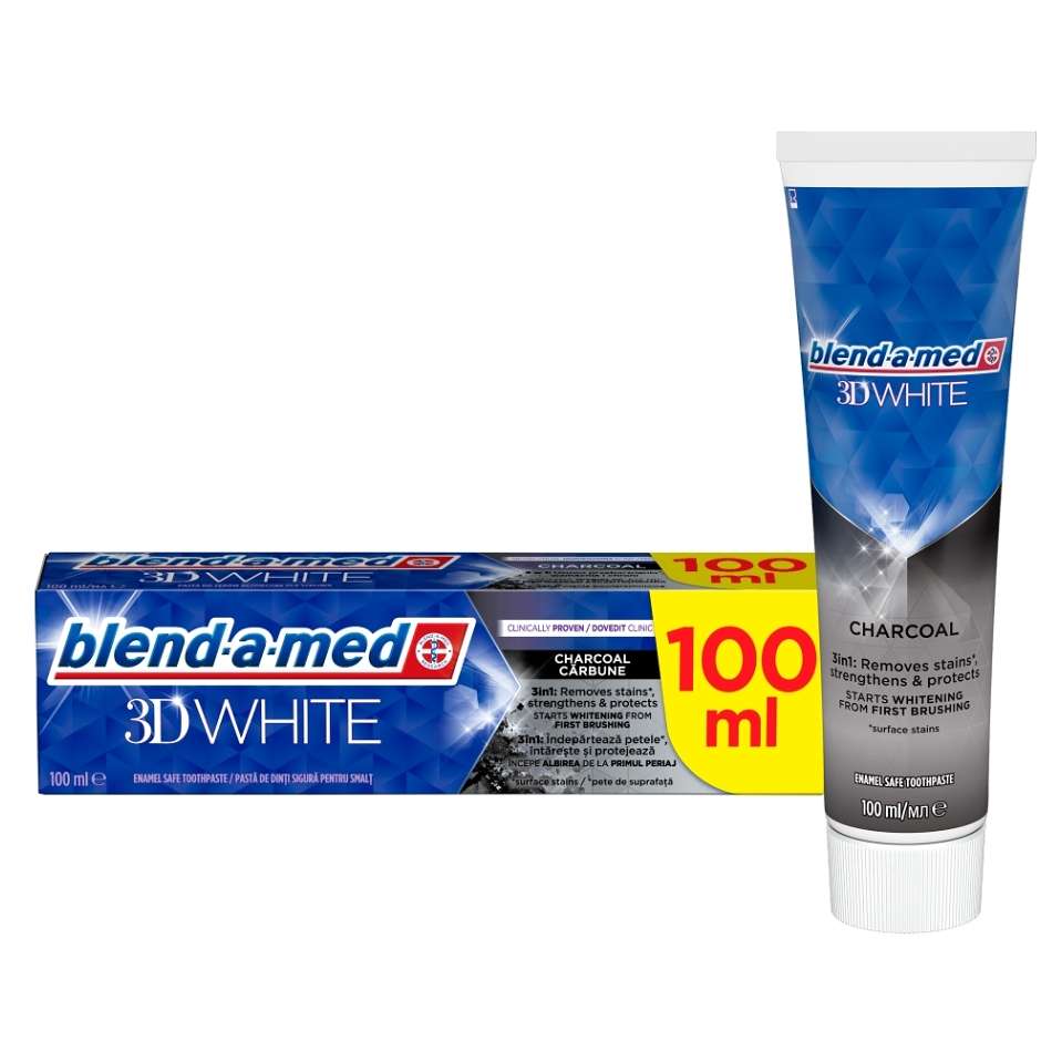 E-shop Blend-a-med 3D white Charcoal zubná pasta 100ml