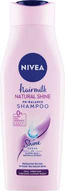 Nivea Hairmilk Natural Shine šampon 400ml