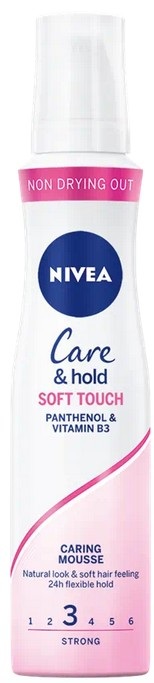 E-shop Nivea Care & Hold Soft touch penové tužidlo 150 ml