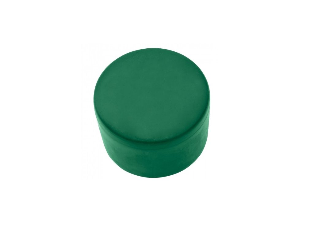 Čepička plastová zelená kulatá 60 mm