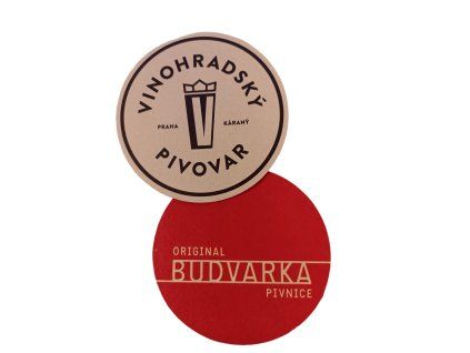 Paper coaster printed, diameter 11 cm - 10 000 pcs  [2,6 Kč / kus]