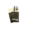 Printed napkins 40/3 with cutlery pocket - 76 800 pcs  (1.35 Kč / 1 KS)