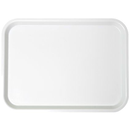 biely servírovací podnos