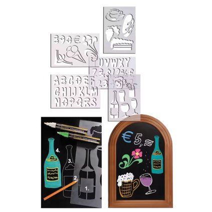 šablóny k popisovačom