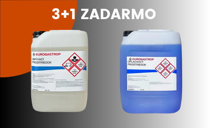 Detergenty do umývačky 3+1 zadarmo