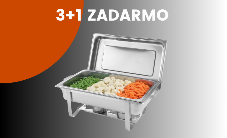 CHAFINGY NA CATERING. Akcia 3+1: štvrtý kus grátis ! Nakupuj tu.