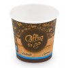 Papierový pohár "Coffee to go" Ø9cm 510ml `XL: 0,4L/16oz` [50 ks]