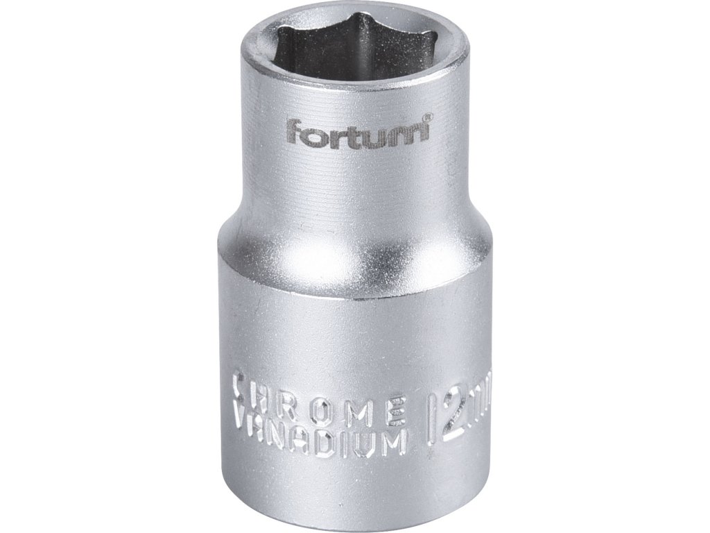 FORTUM 4700412 hlavice nástrčná 1/2", 12mm, L 38mm