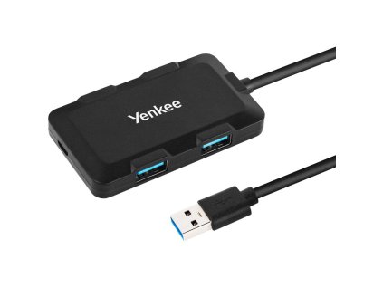 YHB 4341BK Hub 4x USB 3.0 černý YENKEE