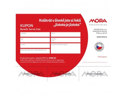 BENEFIT SERVIS 5LET ( ZÁRUKA ) MORA