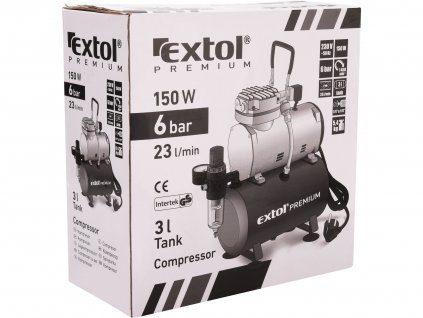 EXTOL PREMIUM 8895300 kompresor, 150W