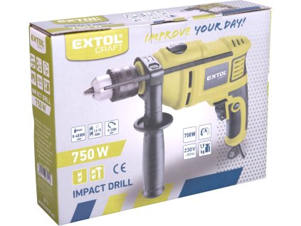 EXTOL CRAFT 401182 vrtačka s příklepem, 750W