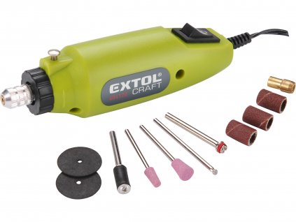 EXTOL CRAFT 404120 mini vrtačka/bruska s transformátorem