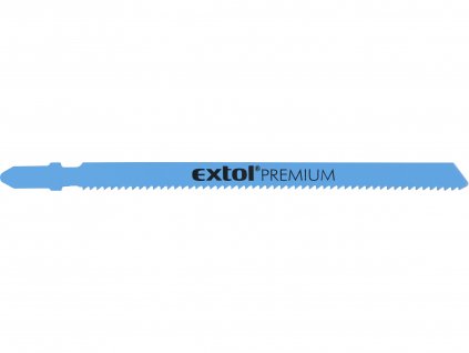 EXTOL PREMIUM 8805205 plátky do přímočaré pily 5ks, 106x1,8mm, Bi-metal