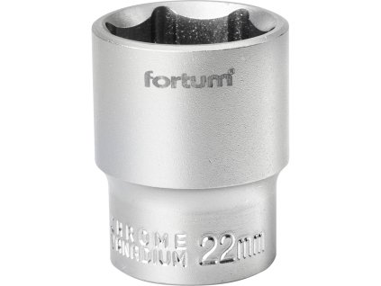 FORTUM 4700422 hlavice nástrčná 1/2", 22mm, L 38mm