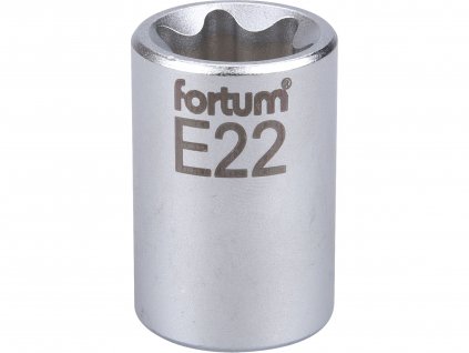 FORTUM 4700704 hlavice nástrčná vnitřní TORX 1/2", E 22, L 38mm