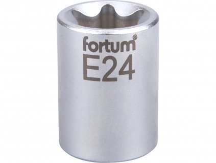 FORTUM 4700705 hlavice nástrčná vnitřní TORX 1/2", E 24, L 38mm