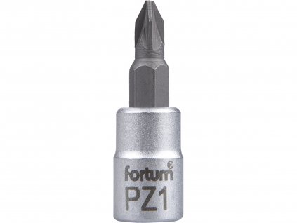 FORTUM 4701821 hlavice zástrčná 1/4" hrot pozidriv, PZ 1, L 37mm