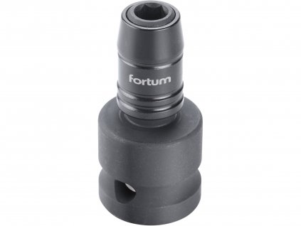 FORTUM 4790002 rázový adaptér 1/2"čtyřhran na hroty 1/4", CrMoV