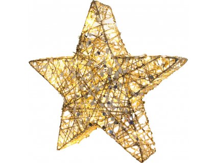 RXL 326 hvězda třpyt. 20 LED 30cm RETLUX