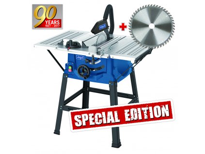 Scheppach HS 100 S stolová pila + druhý kotouč pro jemné řezání + Retlux rsk 30 náhradní nože 18mm 10ks