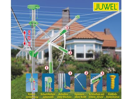 sušák na prádlo JUWEL NOVAPLUS 600 LIFT