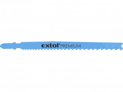 EXTOL PREMIUM 8805208 plátky do přímočaré pily 5ks, 132x1mm, Bi-metal