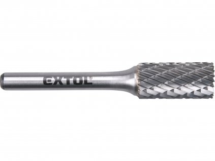 EXTOL INDUSTRIAL 8703715 fréza karbidová, válcová s čelním ozubením, pr.12x25mm/stopka 6mm,sek střední(double-cut)