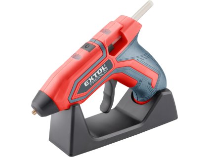 EXTOL PREMIUM 8891500 pistole tavná lepící aku, ⌀7,2mm, 4V Li-ion, 1500mAh