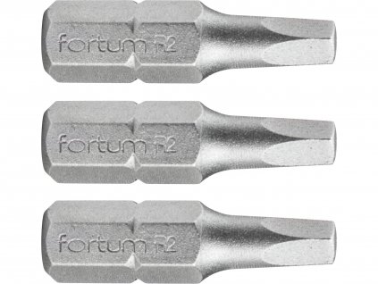 FORTUM-KITO 4741602 hrot čtverec sada 3ks, SQ 2x25mm, S2